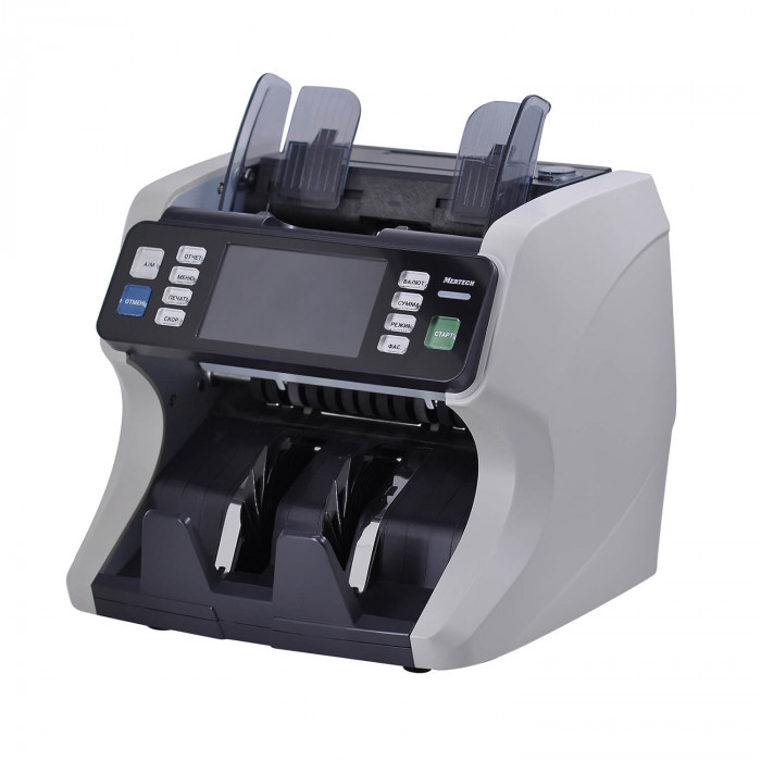 Счётчик банкнот с детектором подлинности MERTECH C-120 DOUBLE CIS MG touch screen