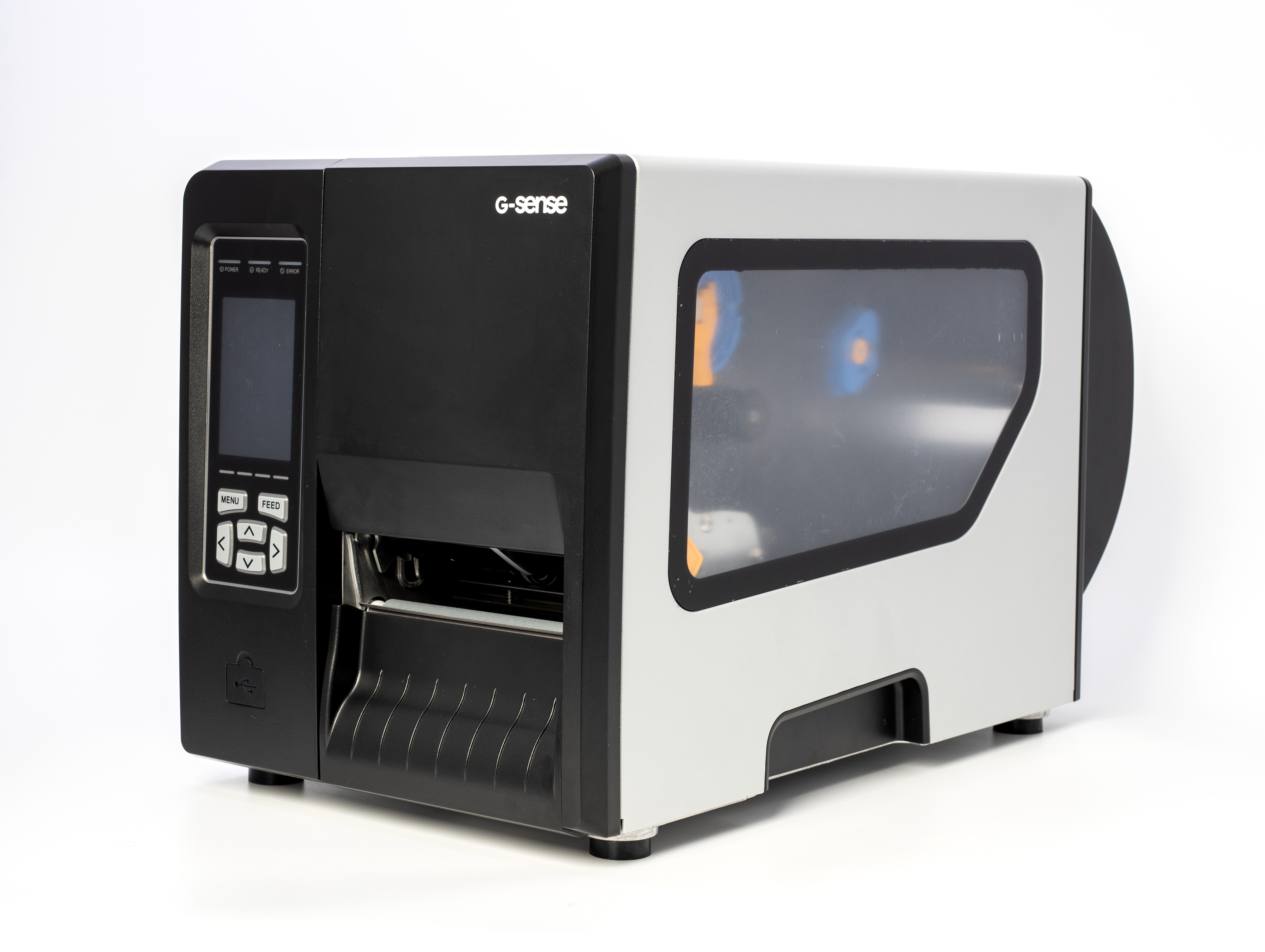 Принтер этикеток G-Sense TT483 PRO (термотрансфер, промышленный, 300 dpi, 4 inch, USB+RS232+LAN)