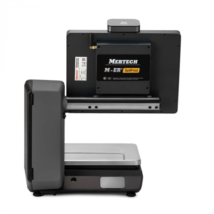 Торговые весы с печатью этикеток Mertech M‑ER 725 PM‑15.2 SELFPRINT