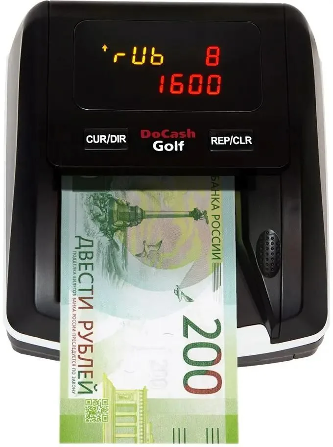 Детектор банкнот DoCash Golf RUB (с АКБ)