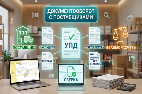 Как вести документооборот с поставщиками в ТП7