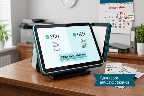 Как работать с ККТ при совмещении УСН и ПСН: инструкция для бизнеса 2026