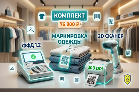 Оборудование для маркировки одежды: готовый комплект для магазина