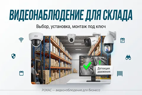 Как выбрать и установить видеонаблюдение для склада: полный гид