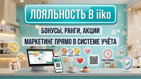 Лояльность в iiko: как ресторану работать с гостями как маркетолог